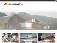 Tablet Screenshot of ekobau-invest.com